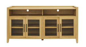 lot 100 image: Better Homes & Gardens Reading Refined Farmhouse TV Stand for TVs up to 65