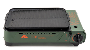 lot 114 image: Ozark Trail Outdoor Butane Griddle, 7650 BTU, 15x12 Cast Aluminum Griddle