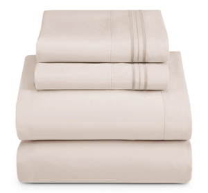 lot 262 image: 5PCS King Size Nestl Split Sheet Sets, 1800 Series Deep Pocket, Luxury Soft Microfiber Bed Sheet Sets