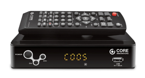 lot 403 image: Core Innovations CTCB105 Over the Air Digital TV Converter & DVR Box