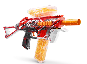 lot 408 image: XSHOT Hyper Gel Trace Fire Blaster, Outdoor, (10,000 Hyper Gel Pellets) by ZURU