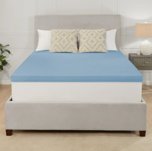 lot 417 image: Twin Size Mainstays 3 Memory Foam Mattress Topper