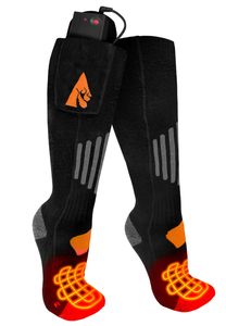 lot 498 image: ActionHeat Wool AA Battery Heated Socks SM