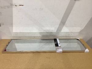 lot 620 image: Mainstays 17 x 58 Gold Modern Easel Full Length Floor Mirror