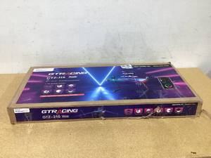 lot 623 image: GTRACING Ergonomic Curved 3-Sided LED Z-Leg Gaming Desk