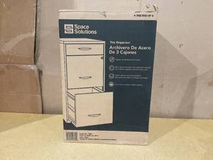 lot 130 image: Space Solutions 3 Drawer Letter Width Vertical File Cabinet with Pencil Drawer