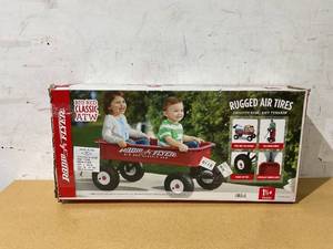 lot 42 image: Radio Flyer, Big Red Classic ATW Wagon, All-Terrain Air Tires