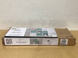 lot 628 image: Mainstays 11 9-Cube Storage Organizer