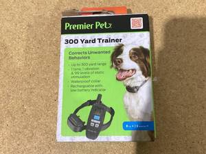 lot 638 image: Premier Pet 300 Yard Remote Trainer, 3 Correction Modes, Rechargeable