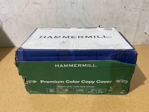 lot 309 image: Hammermill Premium Color Copy Cover, 100 Bright, 1250 Sheets