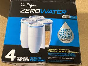 lot 658 image: 4PCS ZeroWater 5-stage water filter replacement
