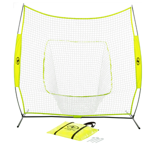 lot 138 image: Athletic Works 7ft x 7ft Hit Pitch Training Net for Baseball Softball Protective Screens