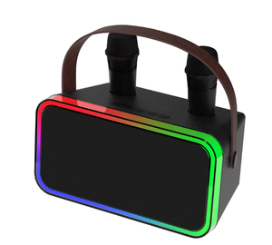 lot 139 image: Onn. Portable Karaoke with Wireless Microphones, 9 Hours Playtime, Bluetooth Wireless Technology