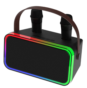 lot 142 image: Onn. Portable Karaoke with Wireless Microphones, 9 Hours Playtime, Bluetooth Wireless Technology