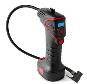 lot 181 image: Hyper Tough DC 12V Cordless Portable Pistol Tire Inflator with Pre-Set Digital Gauge