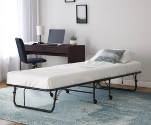 lot 60 image: Signature Sleep Barry Folding Cot Guest Bed with 4-Inch Mattress