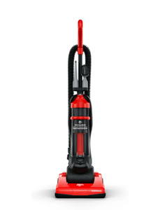 lot 105 image: Dirt Devil Power Express Upright Bagless Vacuum, Red, UD20120