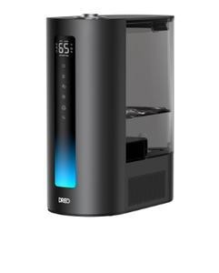 lot 433 image: DREO 1.6 Gal Smart CoolWarm mist Humidifier,Black,60 Hour Runtime, with accurate Sensor and indicator light, Timer, GoogleAlexa Comaptible
