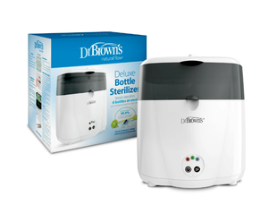 lot 537 image: Dr. Browns Deluxe Electric Sterilizer for Baby Bottles, Nipples, & Other Baby Essentials, BPA Free