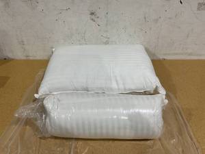 lot 456 image: LOT OF 2 White Standard Pillows