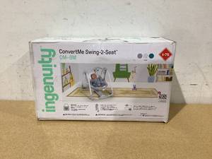 lot 686 image: Ingenuity ConvertMe Swing-2-Seat Nash Battery-Saving Portable Swing