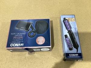 lot 705 image: LOT OF 2 Conair Hair Tools