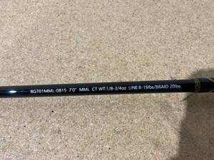 lot 328 image: Daiwa BG Spinning Rod & Reel Combo - 701MMLBG2500 70