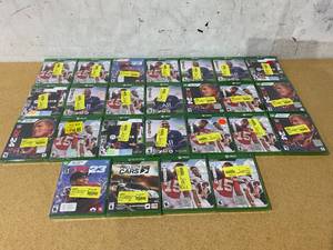 lot 344 image: LOT OF 25 Xbox OneSeries X Video Games