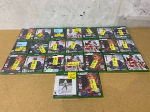 lot 345 image: LOT OF 23 Xbox OneSeries X Video Games