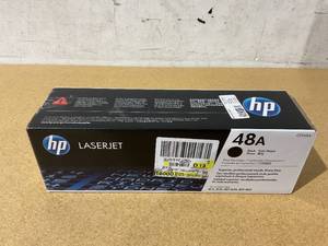 lot 723 image: HP 48A Black Toner Cartridge  Works with HP LaserJet Pro M15, M16 Series, HP LaserJet Pro MFP M28, M29 Series  CF248A