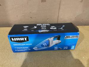 lot 221 image: HART HPHV33B Cordless Hand Vacuum 1.5 Ah Lithium Battery 20 Volt