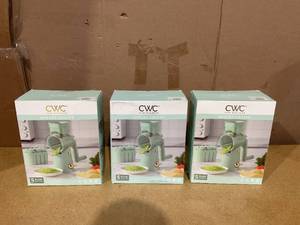 lot 223 image: LOT OF 3 Cook with Color Cheese Grater Rotary  Easy-to-Use Food Shredder for Cheese