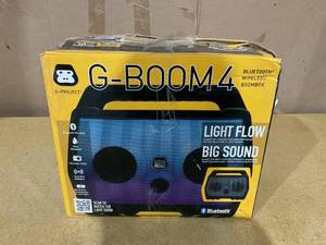 lot 198 image: G-BOOM 4 Wireless Bluetooth Party Speaker