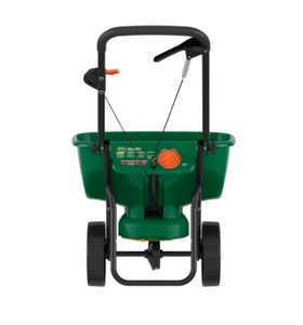 lot 210 image: Scotts Turf Builder EdgeGuard DLX Broadcast Spreader for Grass Seed, Fertilizer, Salt and Ice Melt