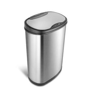 lot 211 image: Nine Stars 13.2 Gallon Trash Can, Motion Sensor Kitchen Trash Can, Stainless Steel