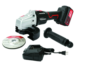 lot 214 image: Hyper Tough 20V Max Brushless 4.5-inch Cordless Angle Grinder with 4.0Ah Lithium-Ion Battery and Charger