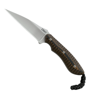 lot 476 image: CRKT S.P.E.W. EDC Fixed Blade Knife with Sheath Compact Utility Knife, Bead Blast Blade, Textured G10 Handle, Nylon Sheath, Belt Loop 2388