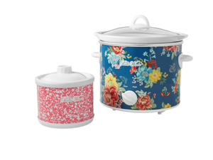 lot 587 image: The Pioneer Woman 4-Quart & 0.65-Quart Slow Cookers Set