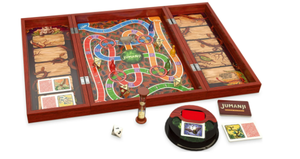 lot 595 image: Deluxe Wood Jumanji - Classic Retro 90s Game