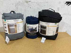 lot 575 image: LOT OF 3 Comforter Sets With Sheets