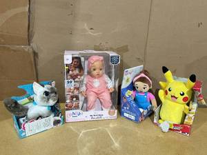 lot 594 image: LOT OF 4 Baby Toys