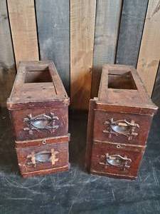 lot 28 image: Cool Ornate Sewing Drawers Very unique drawer Pull front