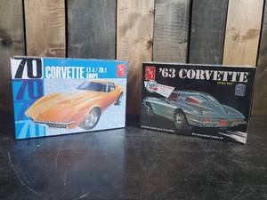 lot 68 image: 2 Unopened Corvette Models  Never used