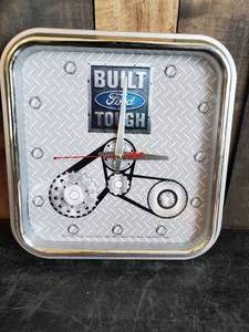 lot 72 image: Built Ford Tough Clock Looks great Perfect for the ManCave or She Shed