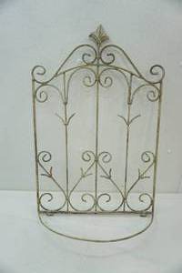 lot 28 image: metal wall artshelf