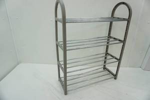 lot 36 image: metal shelf 19.5x7x25