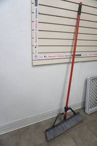 lot 40 image: Libman Shop Broom (does have broken support arm on bottom)