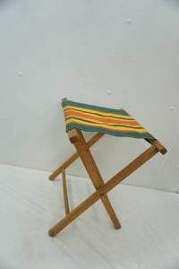lot 158 image: canvas folding chair