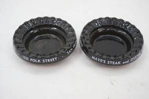 lot 173 image: San Francisco ashtrays (2ct)