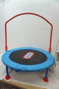 lot 220 image: Little Tikes kids trampoline